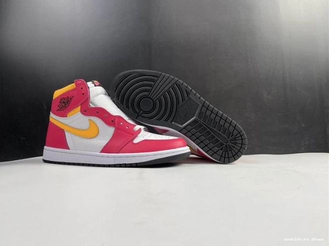 Cheap Air Fusion Jordan Red 1 High 555088-603 OGLight 0723